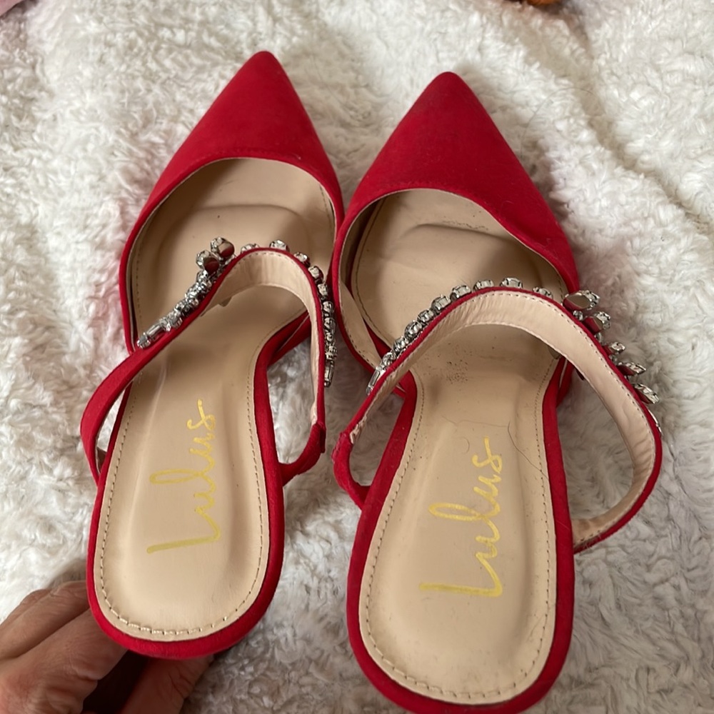 Lulu’s Red heels 👠 - Picture 5 of 9